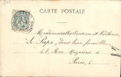 Comedia del francés de Segond Weber de la POSTAL de la VENDIMIA