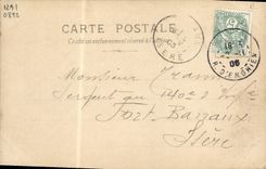 VINTAGE POSTCARD Mrs. Jeanne Raunay Operated Comic the French