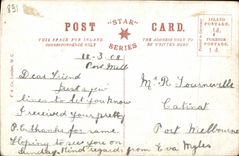 VINTAGE POSTCARD Miss Maie Ash