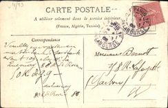 VINTAGE POSTCARD Theater of the people Miss Rachel Angelet