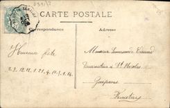 VINTAGE POSTCARD French Comedy Of Minil