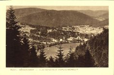 CPA Gerardmer Vue Generale Depuis Merelle