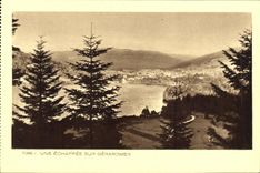 VINTAGE POSTCARD an Escape On Gerardmer