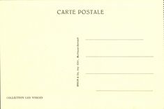 VINTAGE POSTCARD an Escape On Gerardmer