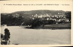 CPA Frontiere Franco Suisse Environs De Lac Ou Villers Les Brenets Vue Generale