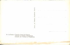 CPA La Granja Cascada Fuente de Anfidrite