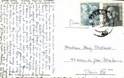 VINTAGE POSTCARD Sevilla Real Alcazar Patio of mow Dancellas