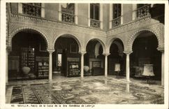 CPA Sevilla Patio de la Casa de la sra Condesa d Lebrija 