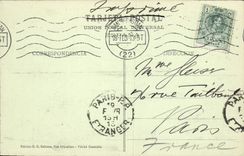 POSTAL San Sebastian Balneario de la VENDIMIA de Playa