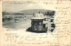 VINTAGE POSTCARD San Sebastian Caseta Real