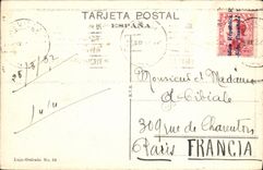 CPA Sevilla Calle del Barrio de Ste Cruz