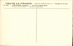 CPA Fontarabie La Port de Sainte Marie