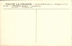 CPA Fontarabie La grand rue 