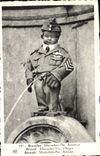 CPA Bruxelles Manneken Pis Aviateur 