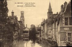 CPA Bruges Quai du Rosaire 
