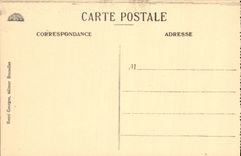 Interior de Brujas de la POSTAL de la VENDIMIA de Beguinage