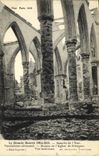 CPA La Grande Guerre Bataille de l'Yser Ruines de l'eglise Militaria 