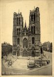 CPA Bruxelles Eglise Sainte Gudule 