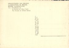 Rei de Brujas De Groene de la furgoneta de Verlichtingen de la POSTAL de la VENDIMIA