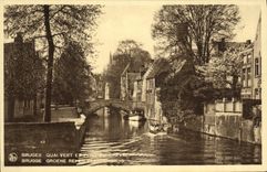 CPA Bruges Quai Vert et Pont du Cheval