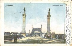 VINTAGE POSTCARD Ostend New Bridge