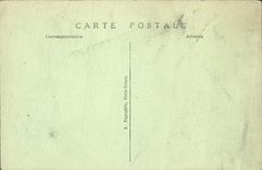 Feria de París de la POSTAL de la VENDIMIA de la opinión decorativa de los artes 1925 sobre la explanada del Invalids hacia el puente Alejandro III