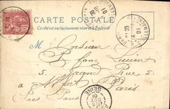 VINTAGE POSTCARD Fair of 1900 Paris Cochinchine palates of the Champ de Mars