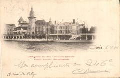 CPA Exposition de 1900 Paris Pavillons Etrangers Bosnie Hongrie Grande Bretagne 