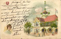 CPA Spatenbrau Exposition Paris 1900 