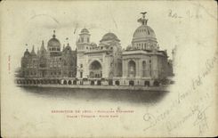 VINTAGE POSTCARD Fair of Foreign flags Italy Turkey the United States