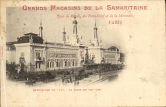 VINTAGE POSTCARD Fair of the Gate of the Invalids Samaritaine Streets of Rivoli New Bridge