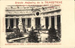 CPA Exposition de Entree Principale du Grand Palais des Beaux Arts 