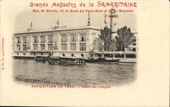 CPA Exposition De 1900 Palais Des Congres Grands Magasins De La Samaritaine rue de rivoli