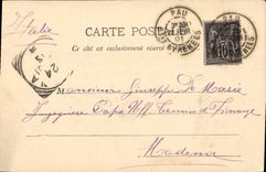 VINTAGE POSTCARD Fair Of 1900 Palates of the town of bets