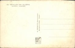 CPA Exposition Universelle Paris Pavillon de l'Algerie