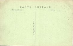 La POSTAL París Expostition de la VENDIMIA de artes decorativos tiende un puente sobre la calle de Alejandro III de las tiendas