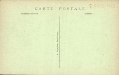 International de Expostition de la POSTAL de la VENDIMIA de la opinión decorativa de los artes sobre la explanada de los invalids