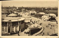 CPA Paris Exposition des arts decoratifs Panorama de la place des invalides vers le pont alexandre III