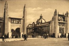 CPA Exposition des arts decoratifs Paris Porte d'honneur 