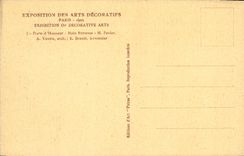 CPA Exposition des arts decoratifs Paris Porte d'honneur 