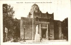 CPA Paris Exposition Des Arts Decoratifs pavillon de l'afrique occidentale