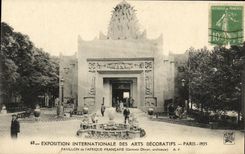 CPA Exposition Internationale Des Arts Decoratifs Paris pavillon de l'afrique francaise