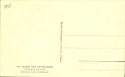 VINTAGE POSTCARD Museum of Unterlinden Colmar Christ in cross Colmar