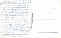 VINTAGE POSTCARD View of Osseja and puigcerda