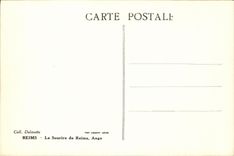 MODERN CARD Rheims the Smile of Rheims angel