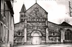 MODERN CARD Vignory the Frontage of the Church