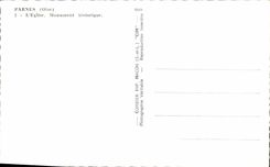 POSTAL MODERNA Parnes el edificio histórico de la iglesia