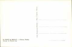 POSTAL MODERNA el puente de Castle Rock de Menat