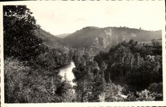 MODERN CARD Chateauneuf Les Bains Sioule Rich in Trouts