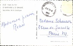 St Maximim de la POSTAL de la VENDIMIA el co. Paradas del bálsamo de la basílica